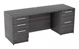 Credenza Desk with Drawers - Potenza