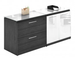 Combo Lateral File Storage Cabinet Credenza - Potenza