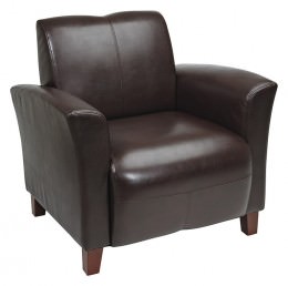 Leather Club Chair - OSP Lounge Seating