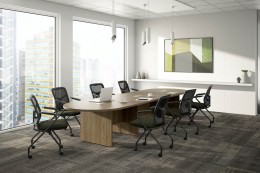 Racetrack Conference Table - PL Laminate