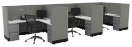 3 Person Cubicle - Systems