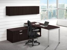 L Shaped Desk with Drawers - Elements