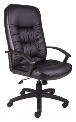 Leather Executive High Back Chair - LeatherPlus