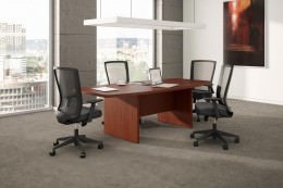  Boat Shaped Conference Table - PL Laminate