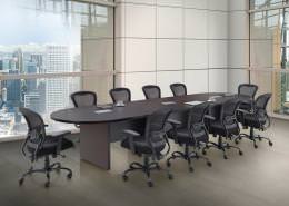 Racetrack Conference Room Table - PL Laminate