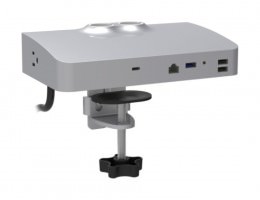 Dual Monitor Arm Base with Power Supply - Centre