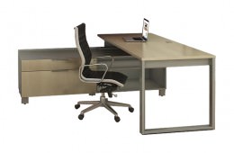 L Shaped Desk with Storage - Apex