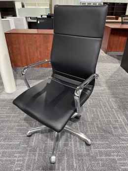 Black Leather Office Chair