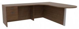 L Shaped Office Desk - Amber