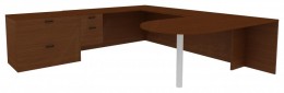 U Shaped Desk - Amber