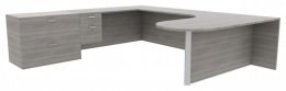 U Shaped Desk - Amber