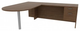 Modern L-Shaped Desk - Amber