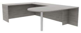 U Shaped Desk - Amber