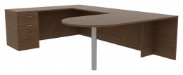 U Shape Desk - Amber