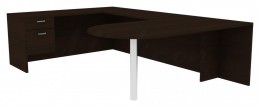 U Shaped Office Desk - Amber