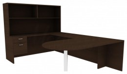 U-Shaped Desk - Amber