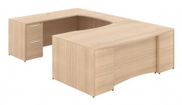 U Shaped Desk with Drawers - Potenza