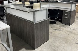 Two-Person Reception Desk