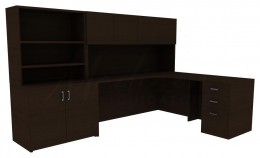 Desk Corner Unit - Amber