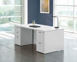 Rectangular Desk with Drawers - Napa