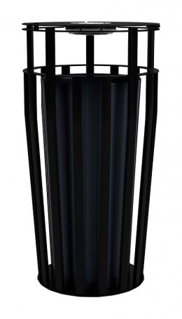 Outdoor Trash Can with Ashtray - Cortina