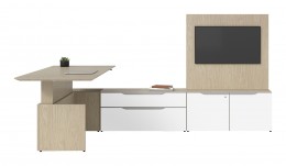 Adjustable Height L Shaped Desk - Nex