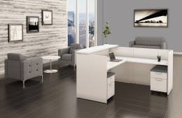 Modern Reception Desk - PL Laminate