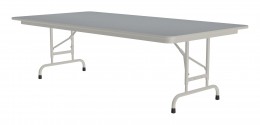 Large Adjustable Folding Table - Deluxe High-Pressure