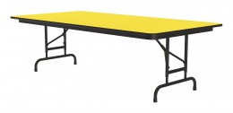 Large Adjustable Folding Table - Deluxe High-Pressure