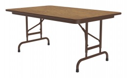 Height Adjustable Folding Table - Commercial Laminate