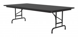 Folding Table with Adjustable Legs - Commercial Laminate