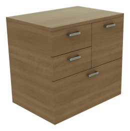 Combo Pedestal Drawers for Cherryman Desks - Amber