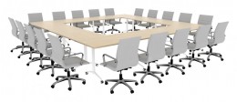 Square Conference Table - Attivo