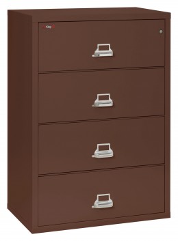 4 Drawer Lateral Fireproof File Cabinet - 38" Wide - Classic