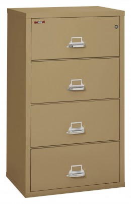 4 Drawer Lateral Fireproof File Cabinet - 32