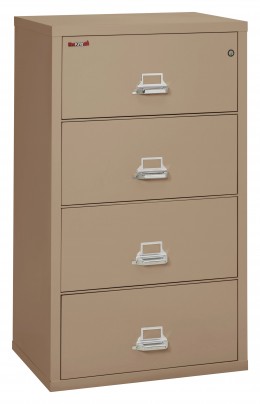 4 Drawer Lateral Fireproof File Cabinet - 32" Wide - Classic