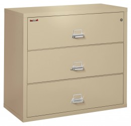 3 Drawer Lateral Fireproof File Cabinet - 45" Wide - Classic