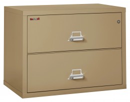 2 Drawer Lateral Fireproof File Cabinet - 38" Wide - Classic