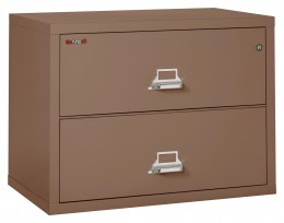 2 Drawer Lateral Fireproof File Cabinet - 38" Wide - Classic