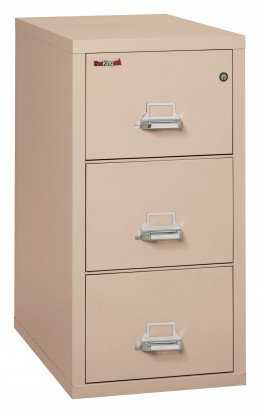 3 Drawer Vertical Fireproof File Cabinet - 32" Wide - Classic