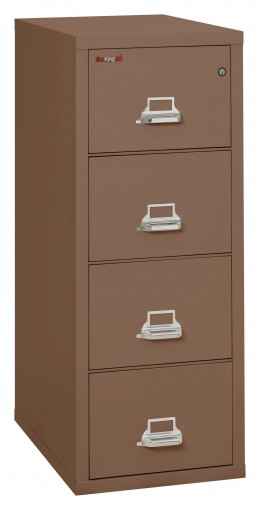 4 Drawer Vertical Fireproof File Cabinet - 18" Wide - Classic