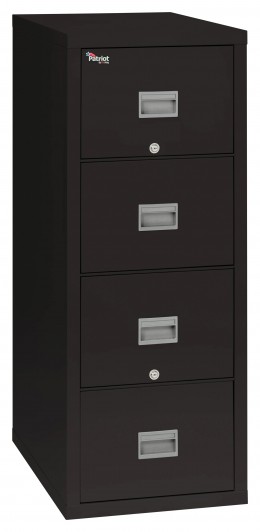 4 Drawer Fireproof File Cabinet - Legal & Letter Size - Patriot Seri...