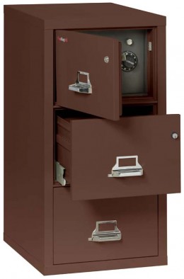 3 Drawer Fireproof File Cabinet with Hidden Safe