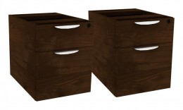 Set of 2 Drawer Hanging Pedestals for Heartland Desks - HL