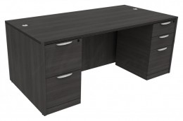 Rectangular Desk with Drawers - HL