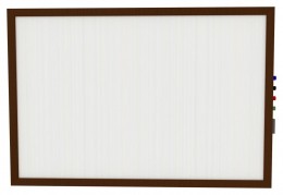 Magnetic Whiteboard with Wood Frame - Impression