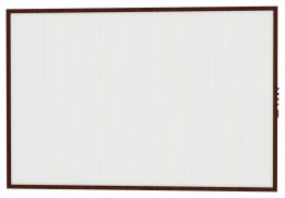 Magnetic Whiteboard with Wood Frame - Impression