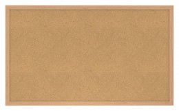 Cork Bulletin Board with Wood Frame - 60" x 36" - WK