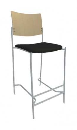 Bar Stool with Back - Evolve