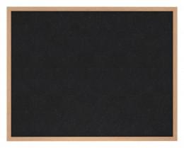 Rubber Bulletin Board with Wood Frame - 72" x 48" - WTR